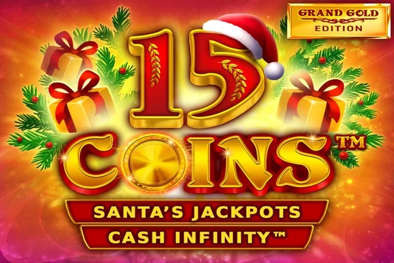Jogar 15 Coins Grand Gold Edition Santas Jackpots — caça-níqueis online